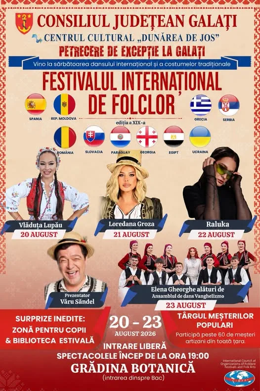 Festivalul Internaţional de Folclor „Doina Covurluiului”! 