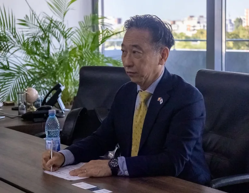 Oaspeți din Japonia, la Primăria Galați. Ambasadorul Japoniei în România, în vizită oficială