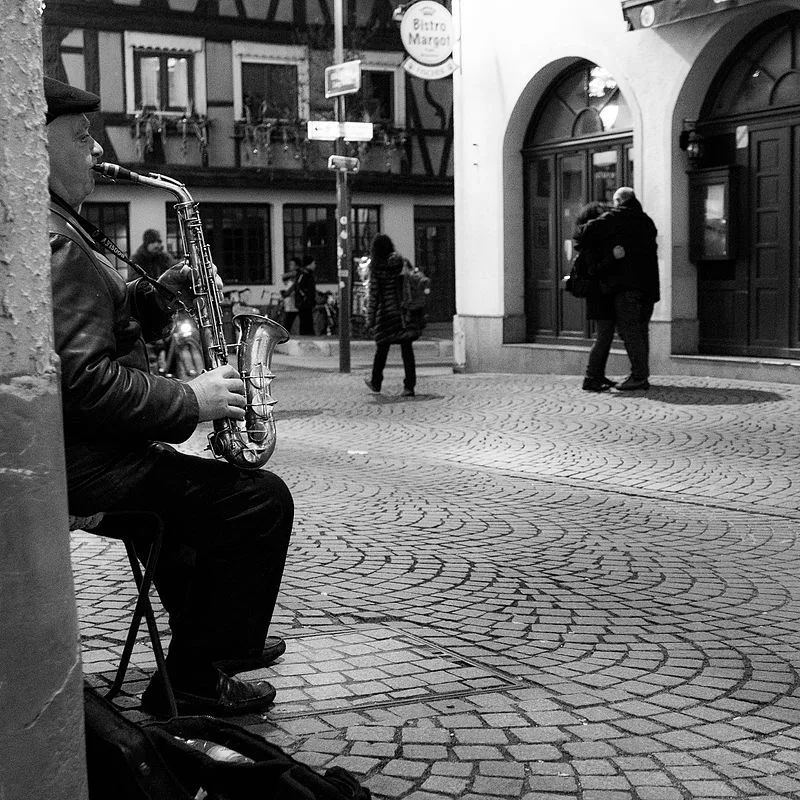 Le joueur de saxophone de Strasbourg