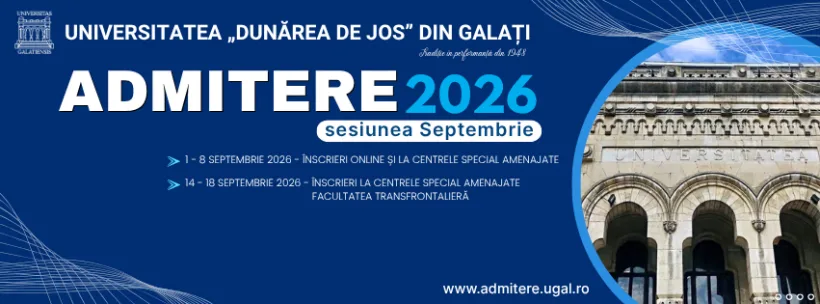 Nouă sesiune de Admitere la UDJG