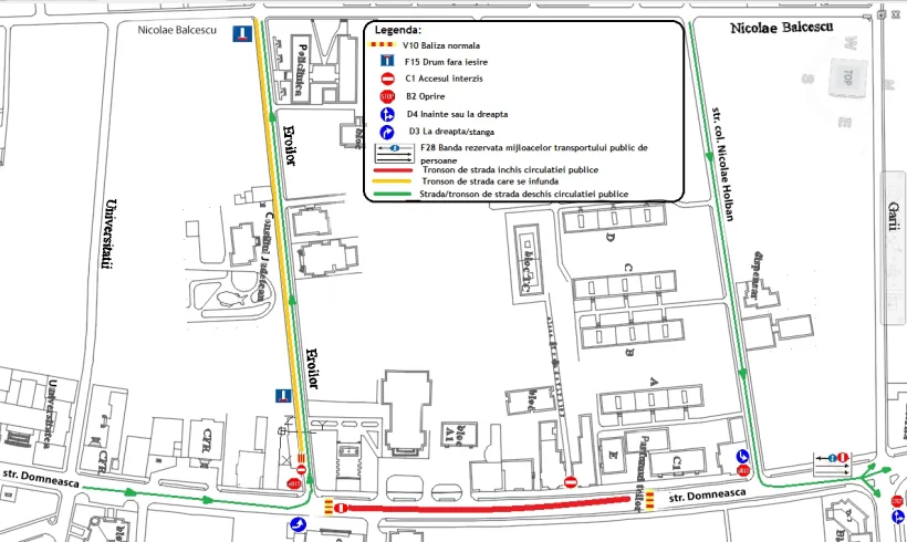 O importantă stradă din Galați se închide. Traseele de autobuz, deviate