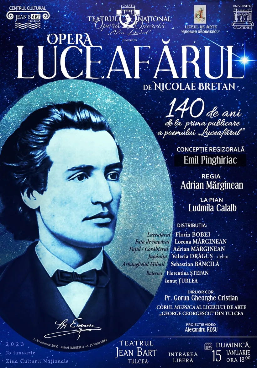 140 de ani de la prima publicare a poemului Luceafărul