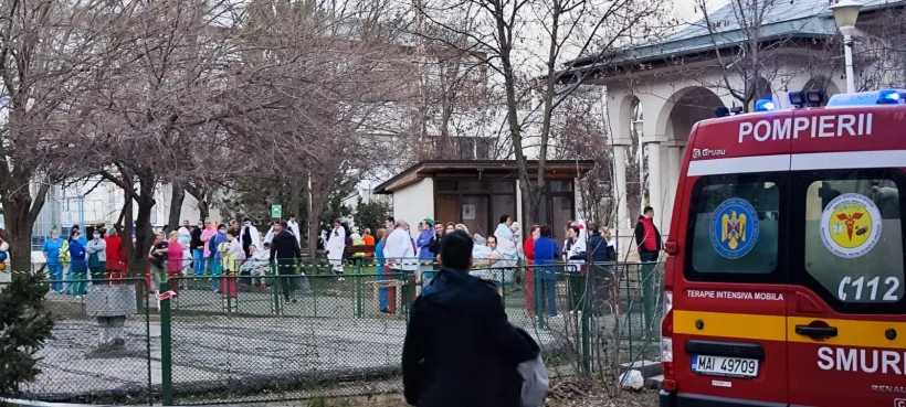 Panică la Spitalul de Pediatrie din Galați: 100 de persoane, evacuate