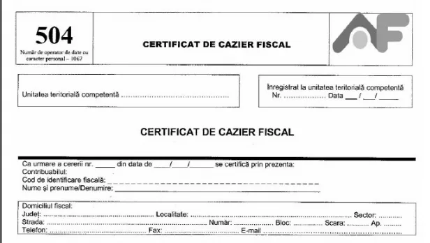AJFP Galați: cazierul fiscal, ușor de obținut electronic