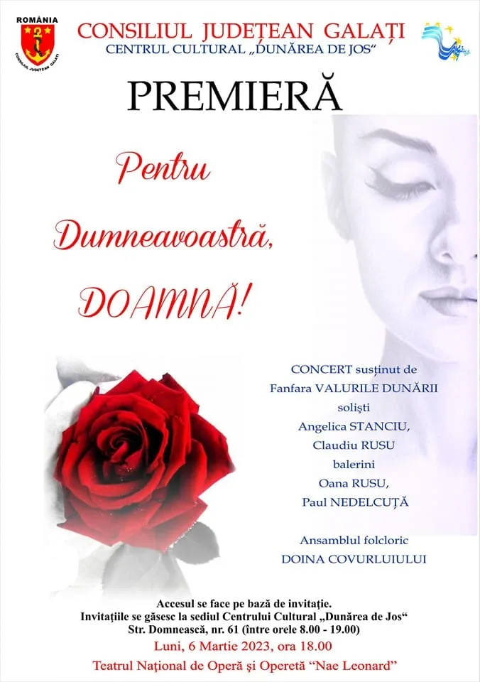 Concert extraordinar de Mărțișor al Fanfarei „Valurile Dunării”- „Pentru dumneavoastră, doamnă!”