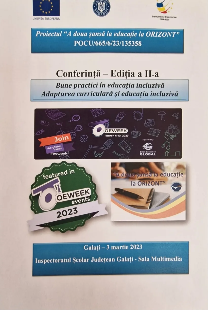 La Galați, a început săptămâna  Open Education Week 2023