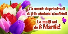 8 martie - Ziua Internaţională a Femeii (ONU)