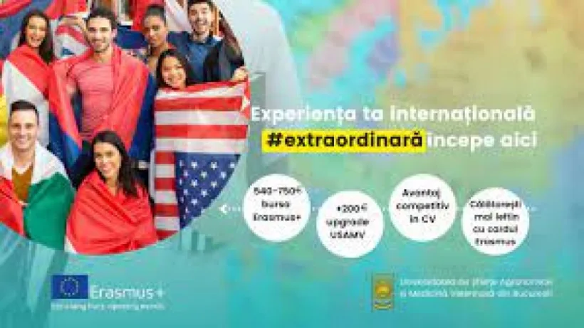 Începe selecția studenților pentru mobilități Erasmus+
