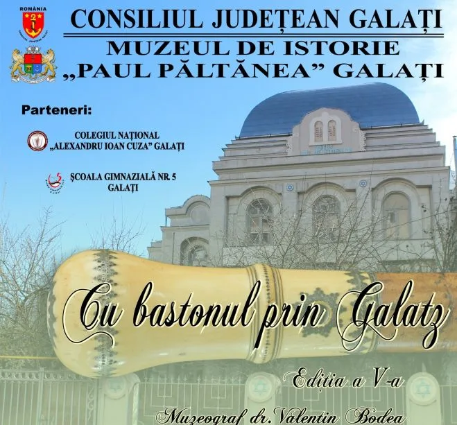 „Cu bastonul prin Galatz”, un tur cu ghidaj printre monumentele istorice ale Galațiului