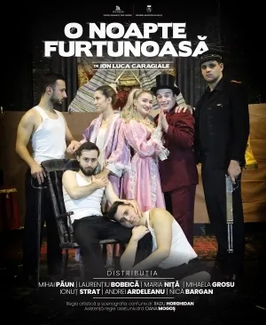"O noapte furtunoasă" în interpretarea studenţilor gălăţeni