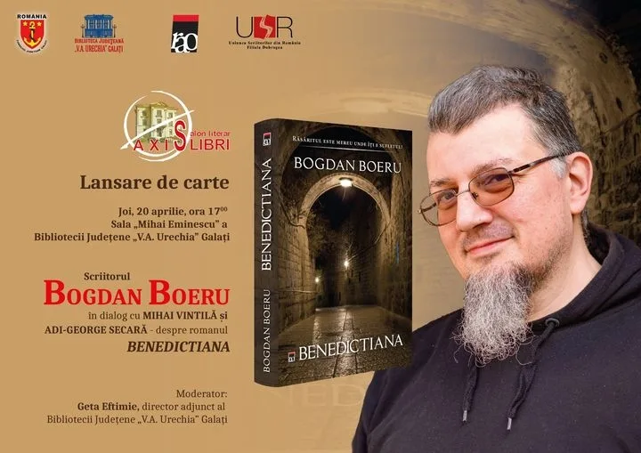 Un roman istoric atipic prezentat la Galaţi