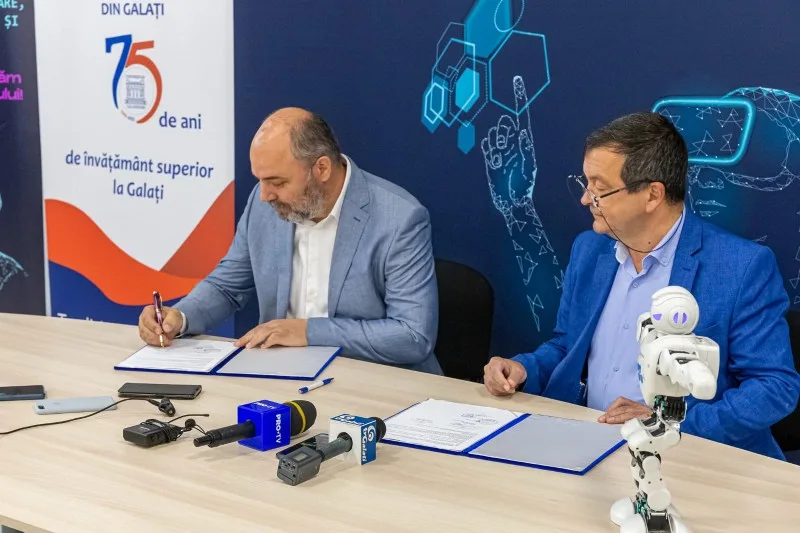 A fost inaugurată Hala de microproducție a UDJG și s-a semnat primul contract de parteneriat