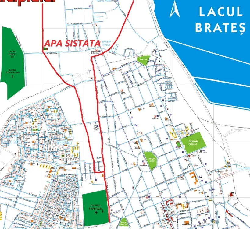 16 ore cu apă puțină sau deloc, în mai multe zone din Galați