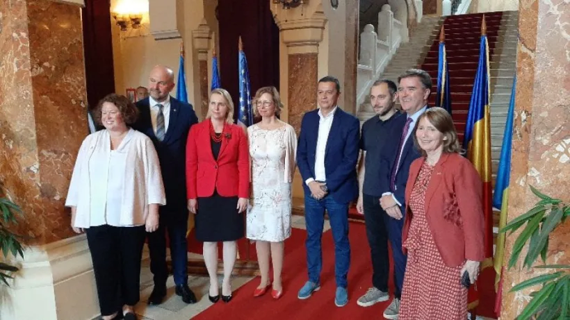 Grindeanu, la Galați: Capacitatea de tranzit prin România a cerealelor ucrainene se va dubla