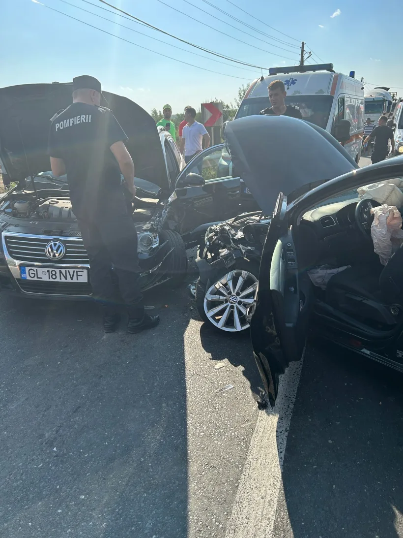 Accident cu opt victime în județul Galați