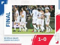 Oţelul leagă victoriile şi urcă pe locul 6 în Superligă