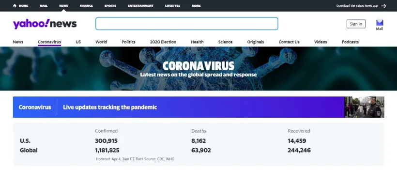 S-a lansat un nou hub media coronavirus