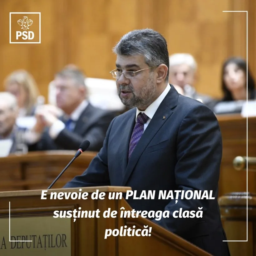 PSD, Marcel Ciolacu: "Nu mai este timp de calcule electorale şi dispute politice!"