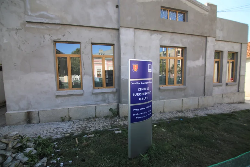 Clădire veche de mai bine de un secol, consolidată și reabilitată de Consiliul Județean Galați