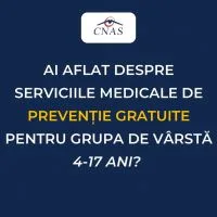 Copiii de vârstă școlară beneficiază de servicii medicale de prevenție gratuite