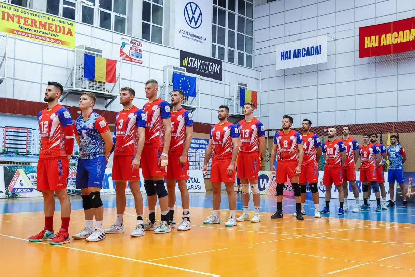 CSM Arcada Galaţi reprezintă România în elita voleiului continental