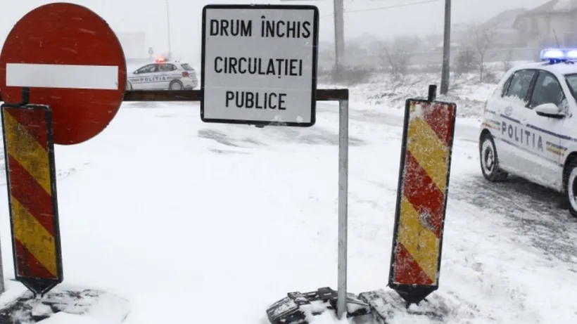 Toate școlile din județul Galați închise luni, din cauza vremii rele