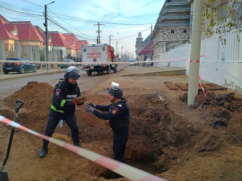 Depozit de proiectile din Al Doilea Război Mondial, descoperit la Liești