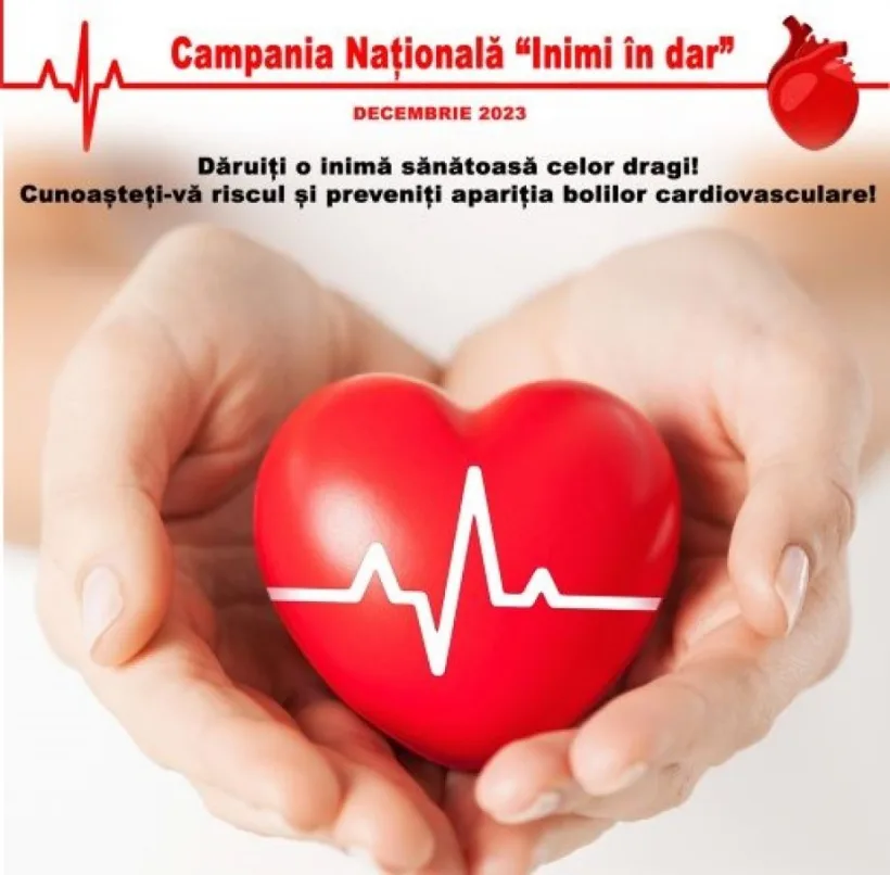 Campania privind prevenția bolilor cardiovasculare „Inimi în dar”