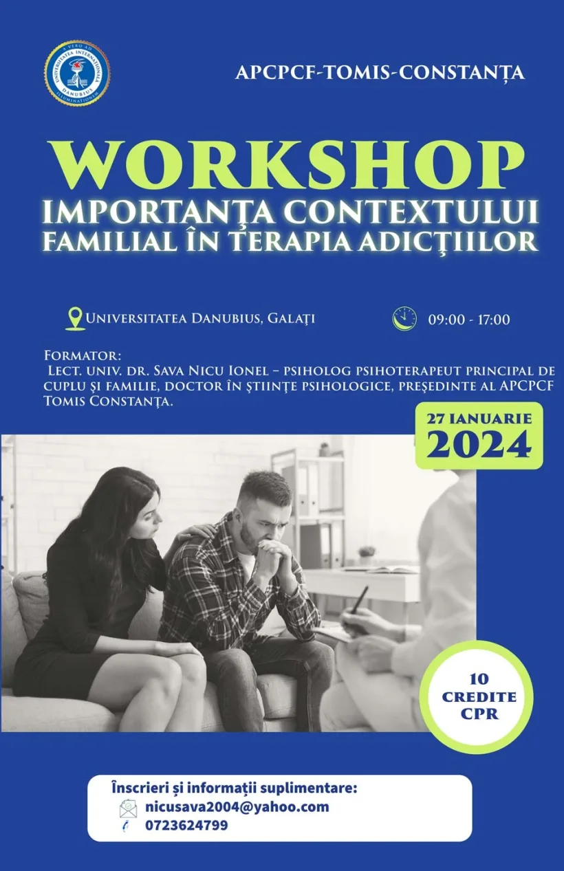 Importanţa contextului familial în terapia adicţiilor
