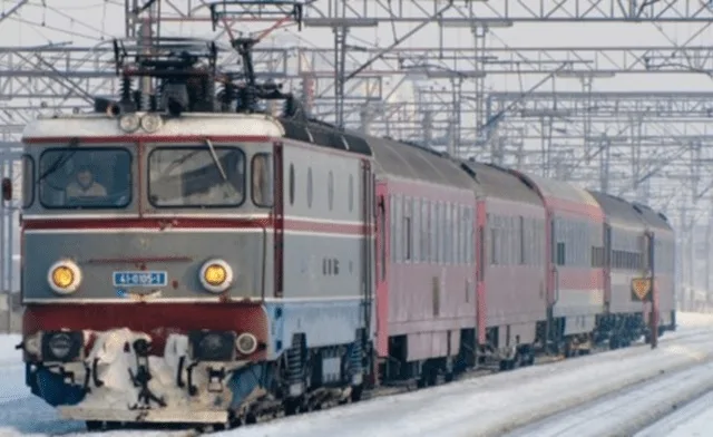 Circulația feroviară se desfășoară în continuare în condiții de iarnă, în Regionala Galați