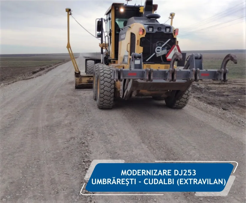 Costel Fotea: Un fost drum de piatră, cel dintre Umbrărești și Cudalbi, transformat în drum sigur și modern