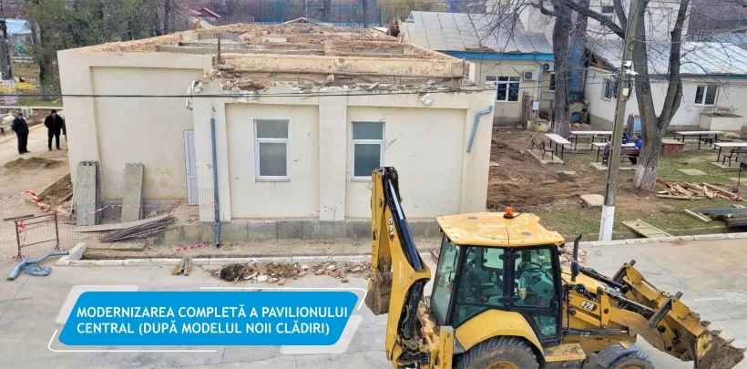 Costel Fotea: Refacem total vechile pavilioane de la UMS Gănești: „Pentru binele pacienților cu boli psihice grave”