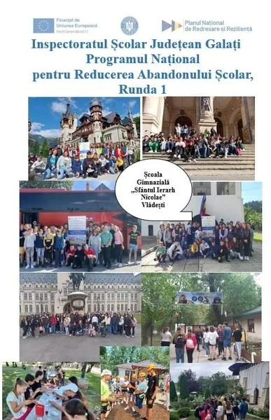 Aproape un milion de lei obținuți de Școala Gimnazială din Vlădești, prin PNRAS