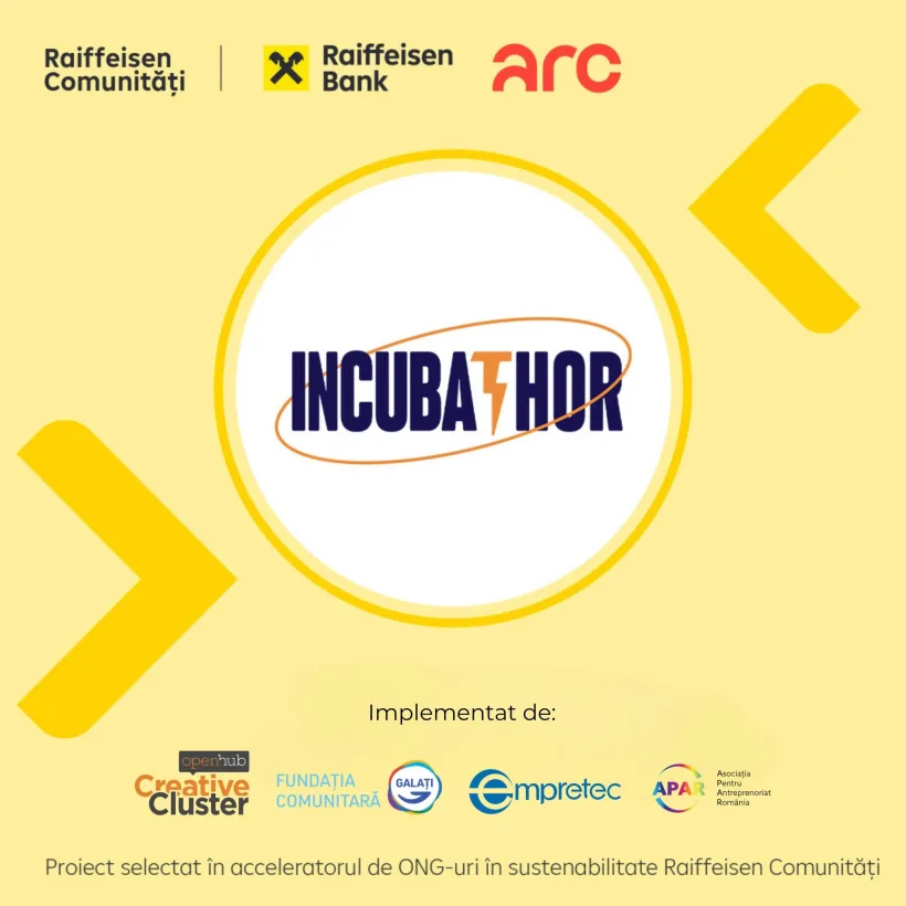 Finanțare de 50.000 de euro pentru proiectul IncubaThor, la care este partener și Fundația Comunitară Galați