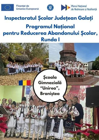 O școală din Braniștea primește grantul PNRR pentru reducerea riscului de abandon