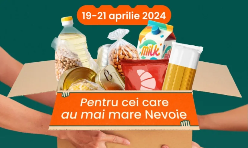 Colecta Națională de Alimente se desfășoară și la supermarketuri din Galați, în perioada 19-21 aprilie