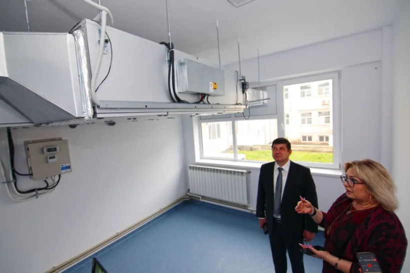 Premieră medicală la Galați: La Spitalul TBC a fost inaugurată cea mai mare instalație de filtrare a aerului