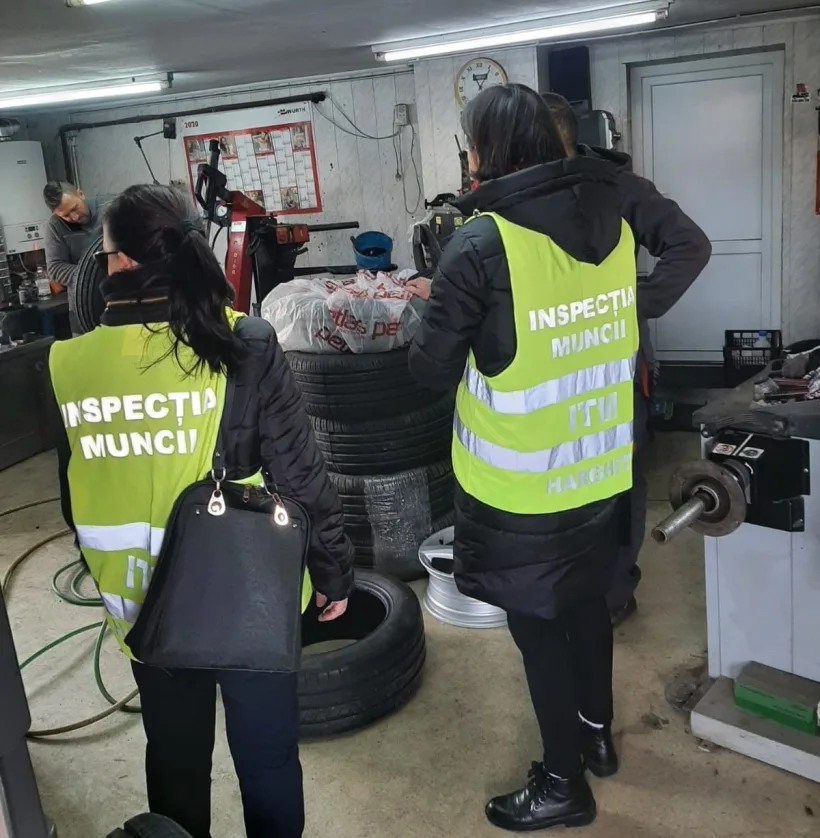 Service-uri auto din Galați, sancționate de Inspectoratul Teritorial de Muncă
