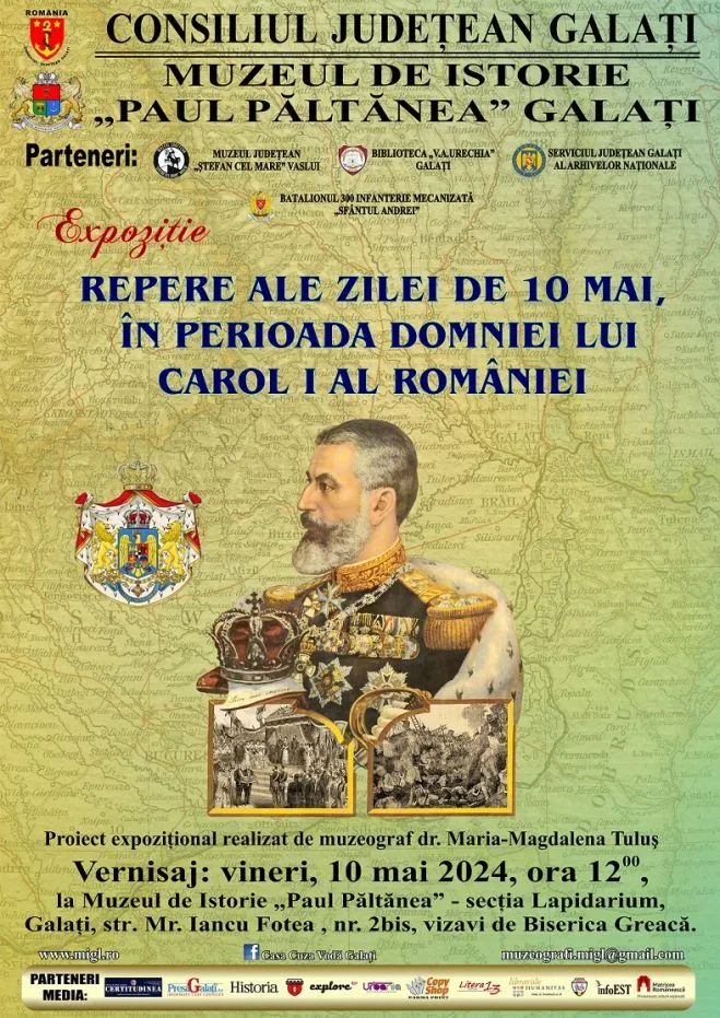 Tripla semnificație a zilei de 10 mai, într-o expoziție la Muzeul de Istorie