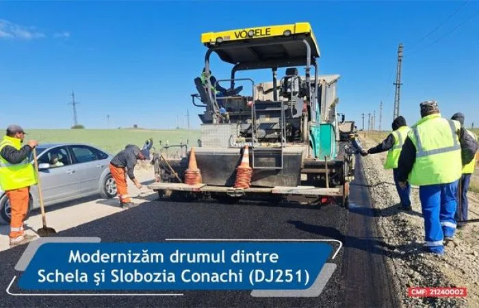 Costel Fotea, președintele CJ Galați: Modernizăm drumul dintre Schela şi Slobozia Conachi