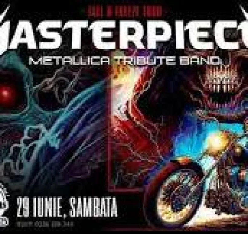 Sâmbătă 29 Iunie Masterpiece-Metallica tribute band live @ Versus Pub - Galaţi