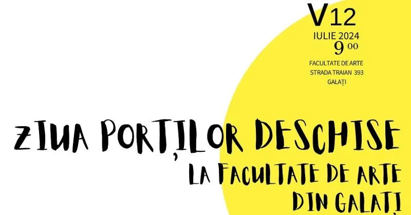„Ziua Porților Deschise” la Facultatea de Arte din Galați