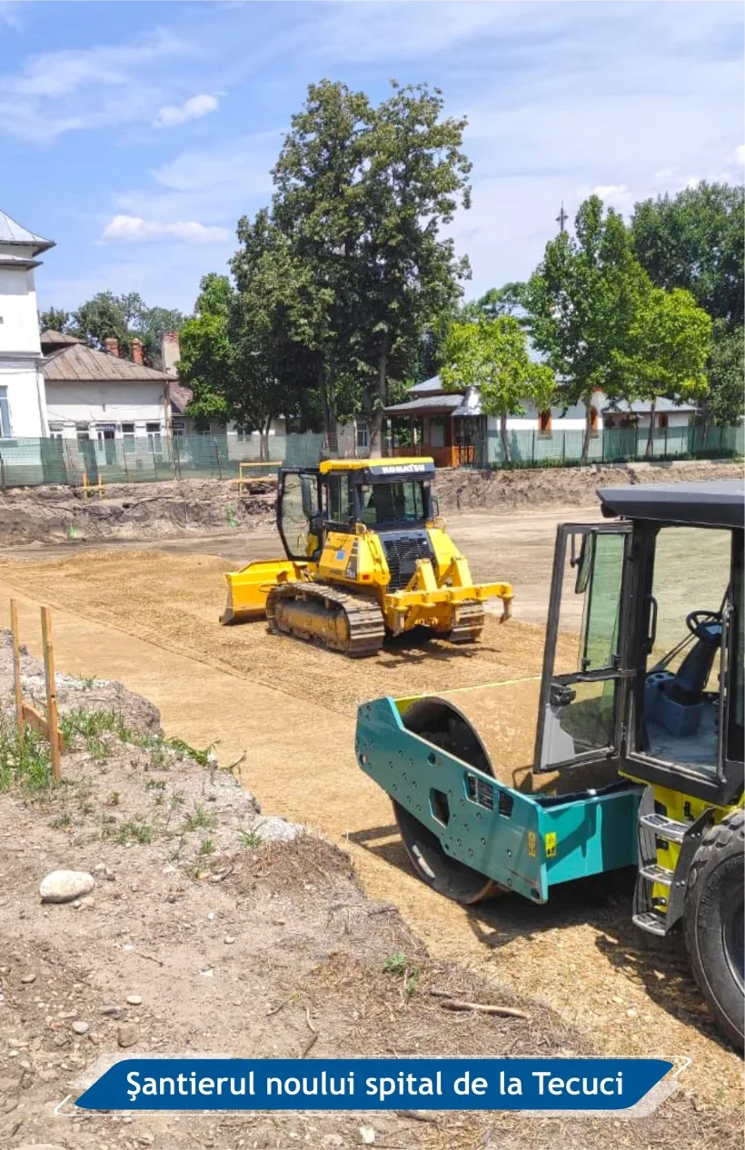 Costel Fotea: Construim un spital nou la Tecuci. Prima etapă a fost deja finalizată