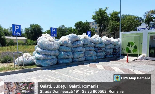 Supermarket din Galați amendat de Garda de Mediu