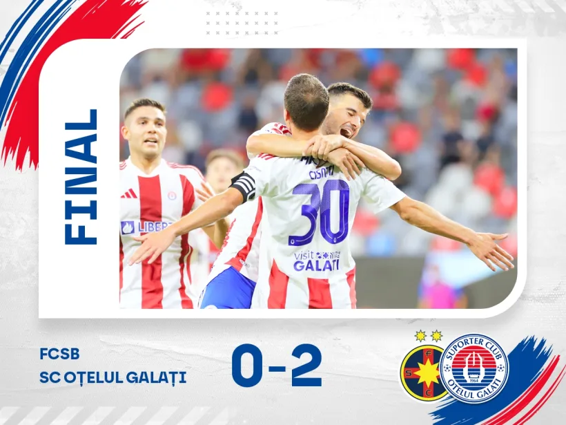 Oţelul a năşit pentru a doua oară FCSB-ul