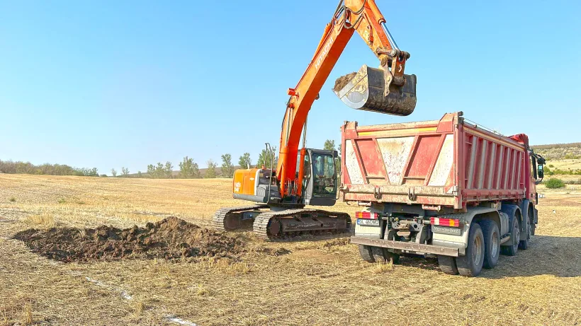 Pentru un mediu mai curat și mai sănătos. Au început lucrările la primul Centru de colectare a deșeurilor inerte