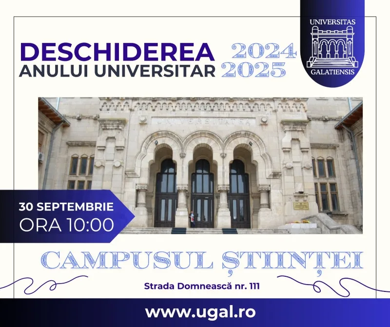 4.500 de „boboci” la UDJG, în noul an universitar