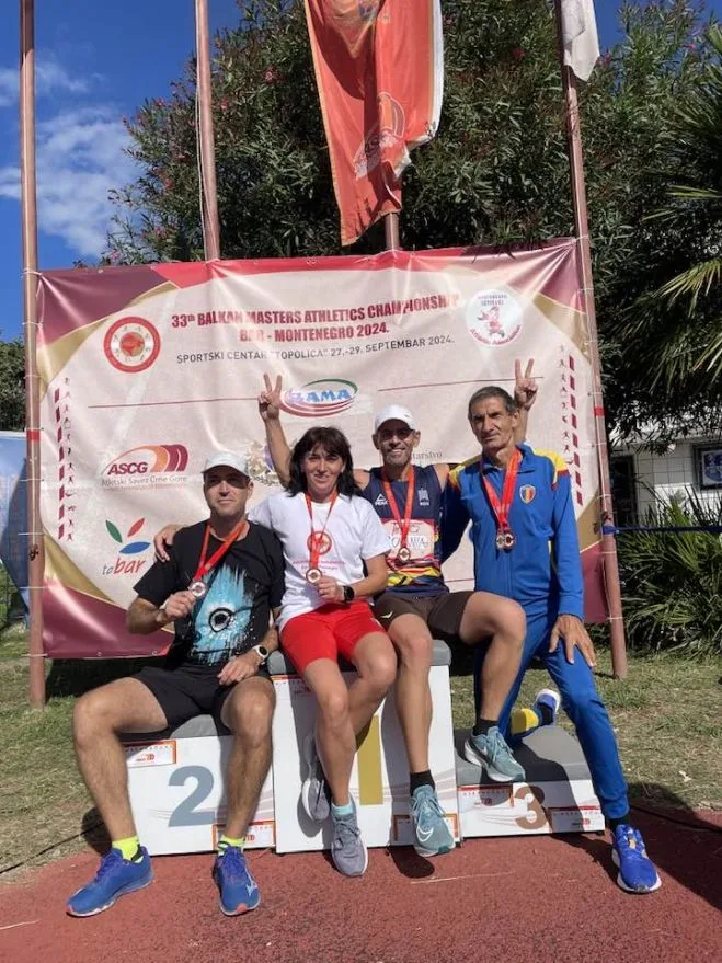 Triple de aur pentru gălățenii Daniela Ciocan și Paul Găvănescu la Balcaniada Masters