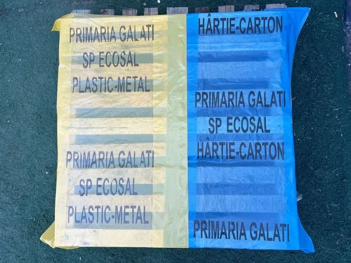 Sacii pentru colectarea selectivă, distribuiți de Ecosal Galați din 14 octombrie