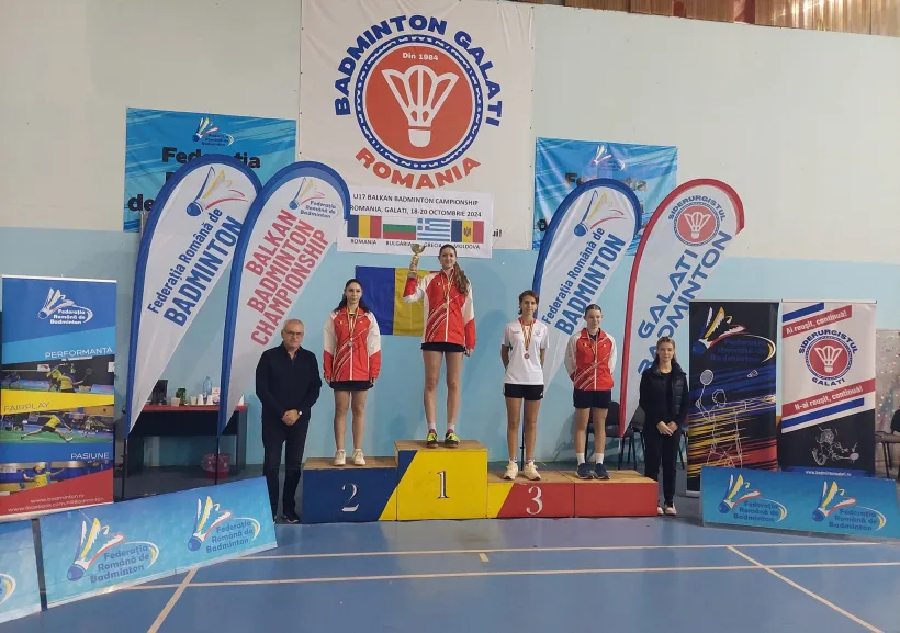 Gălăţeanca Irina Daria Gherasim a cucerit trei titluri de campioană balcanică
